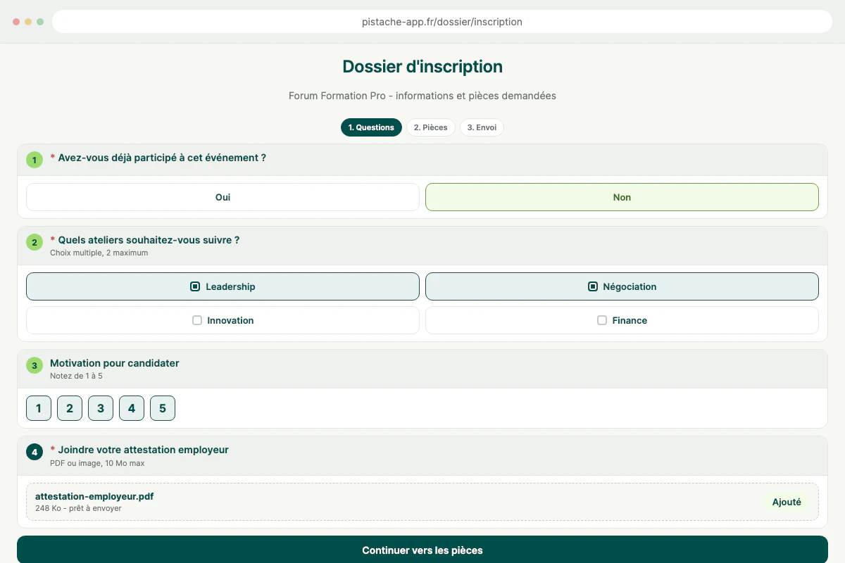 Preview Registration files