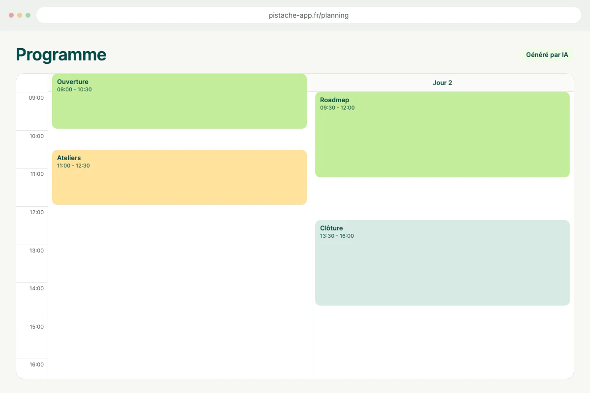 Preview AI-generated programs