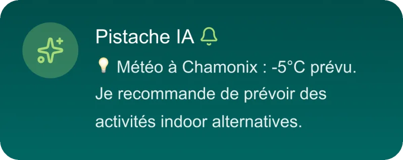 Notification de mise à jour d'événement dans Pistache